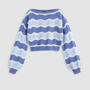 Cider- Cropped Sweater-XS